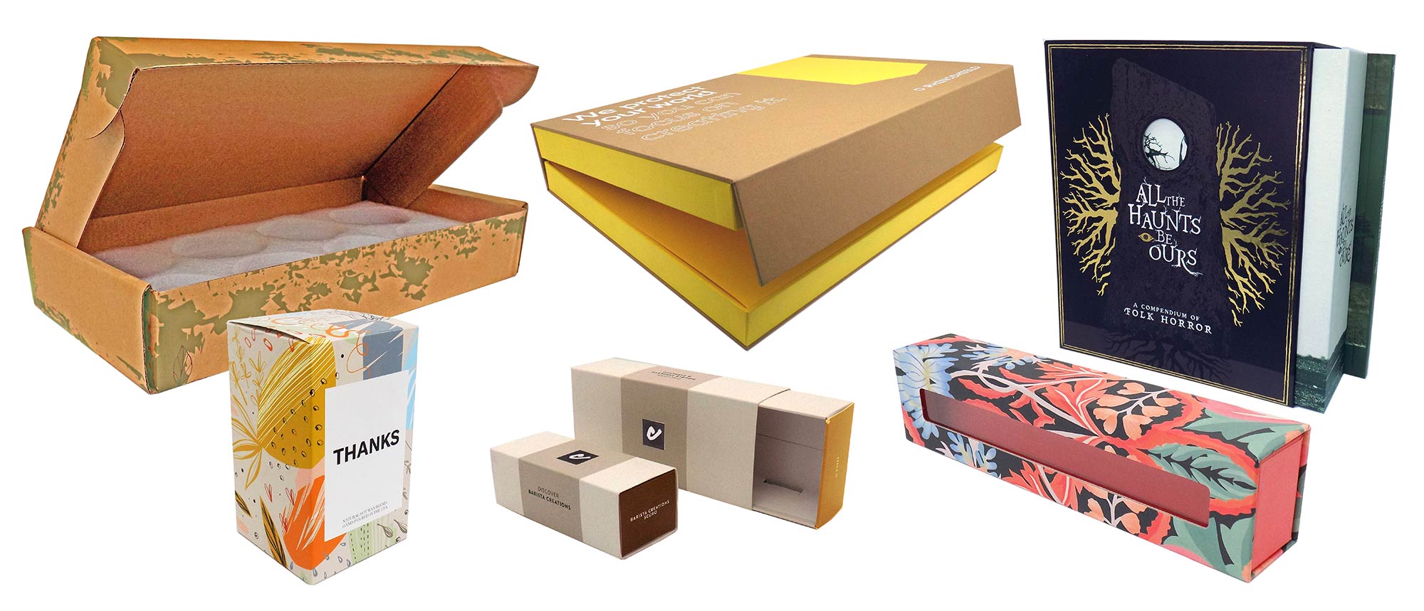 A small sample of our packaging offering